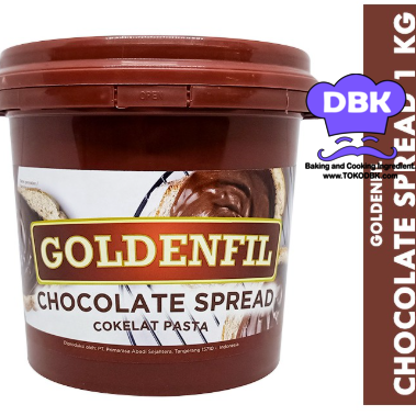 goldenfil coklat 1kg spread goldenfil chocolate pasta selai coklat