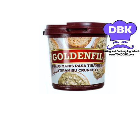 GOLDENFIL tiramisu crunchy 1kg selai tiramisu dengan malt gurih
