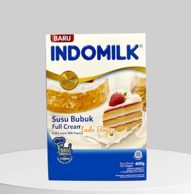 Indomilk Fullcream 400gr susu bubuk baking cooking