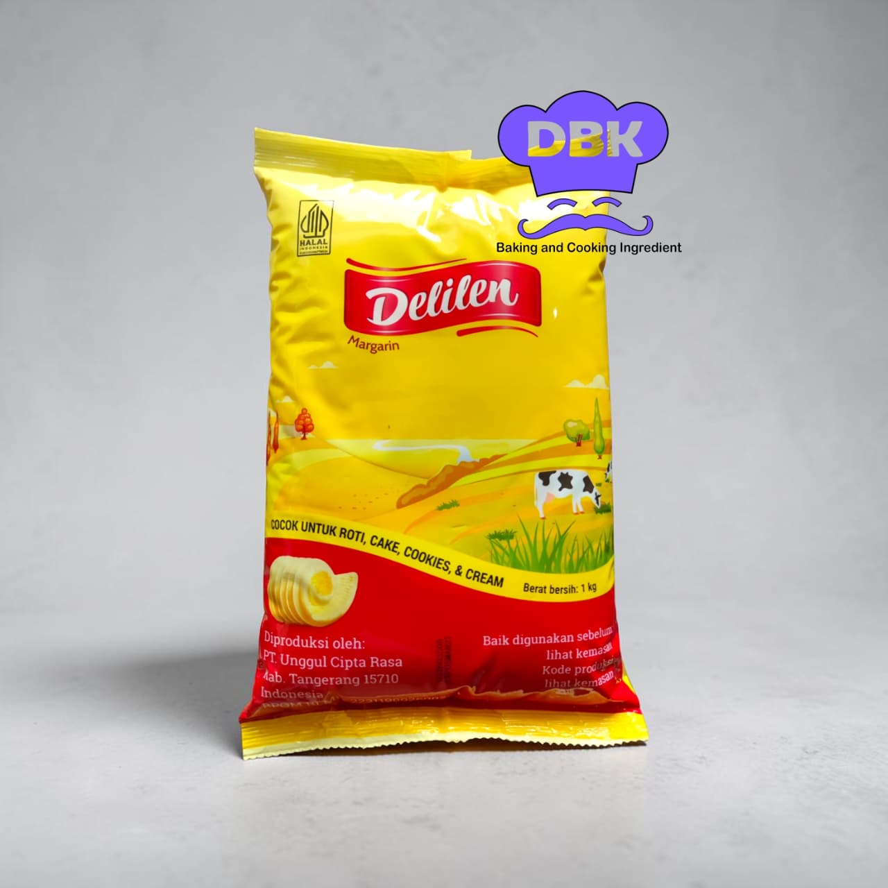 Mentega DELILEN 1kg Pouch kemasan Pabrik