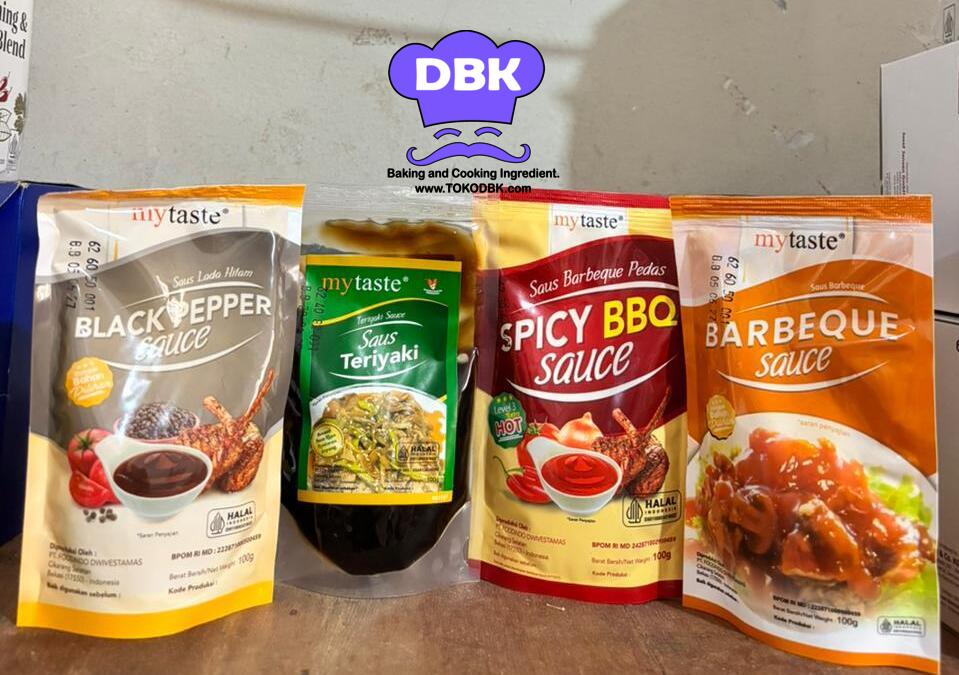 My Taste Saus 100gr barbeque, black pepper, teriyaki, barbeque pedas bbq spicy lada hitam marinasi all varian