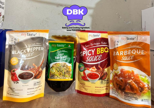 My Taste Saus 100gr barbeque, black pepper, teriyaki, barbeque pedas bbq spicy lada hitam marinasi all varian