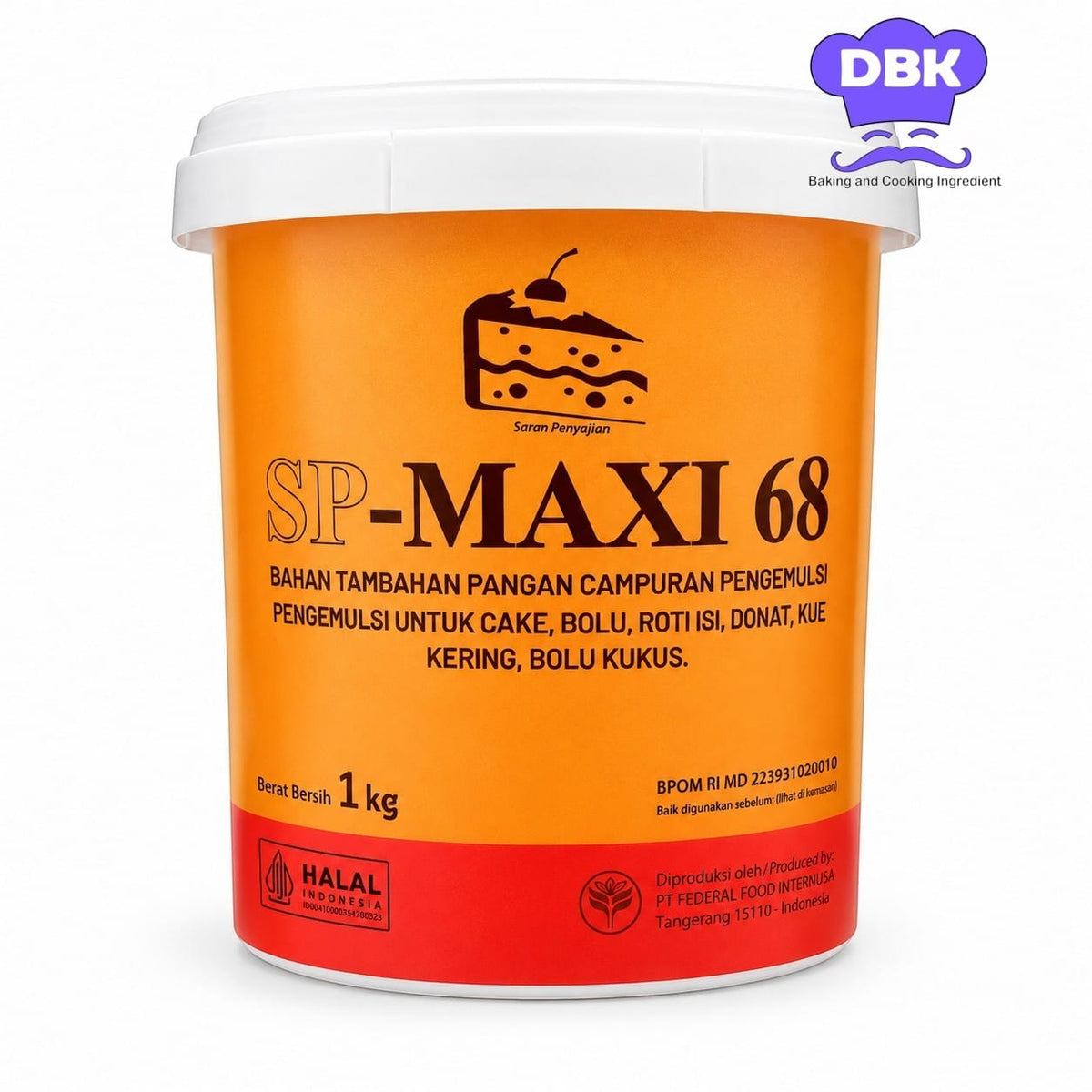 SP MAXI 68 1KG - Emulsifier untuk kue,bolu,roti & Donat