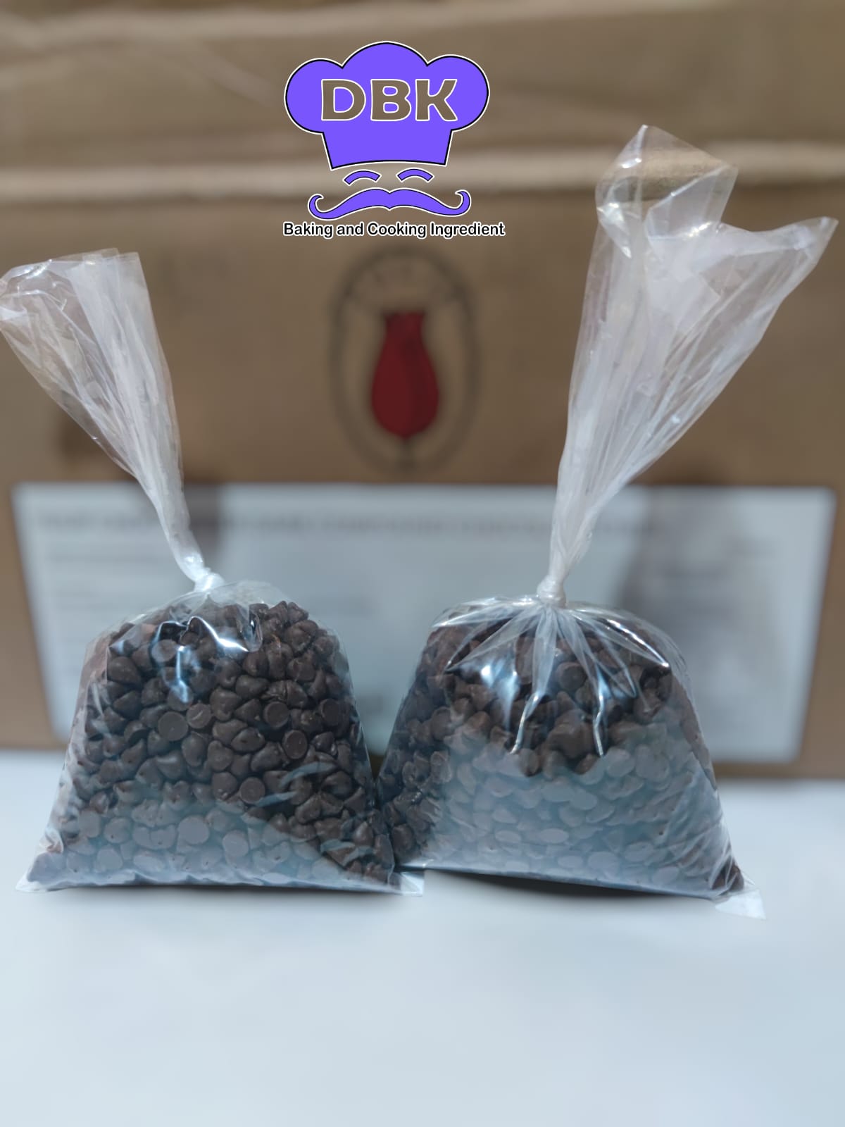 Choco Chip Tulip Mini Chip Kerucut Per 100gr For Baking