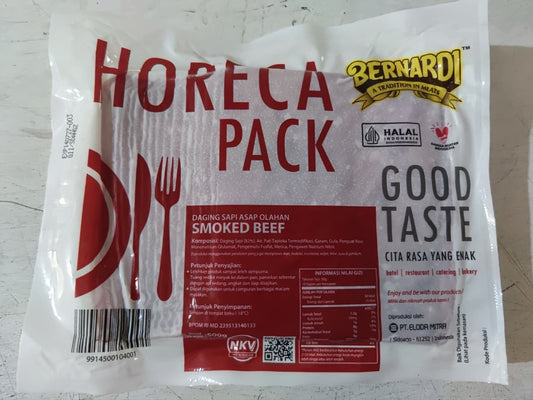 BERNARDI SMOKE BEEF BLOK 500GR SMOKE BEEF KOTAK KUALITAS HOREKA