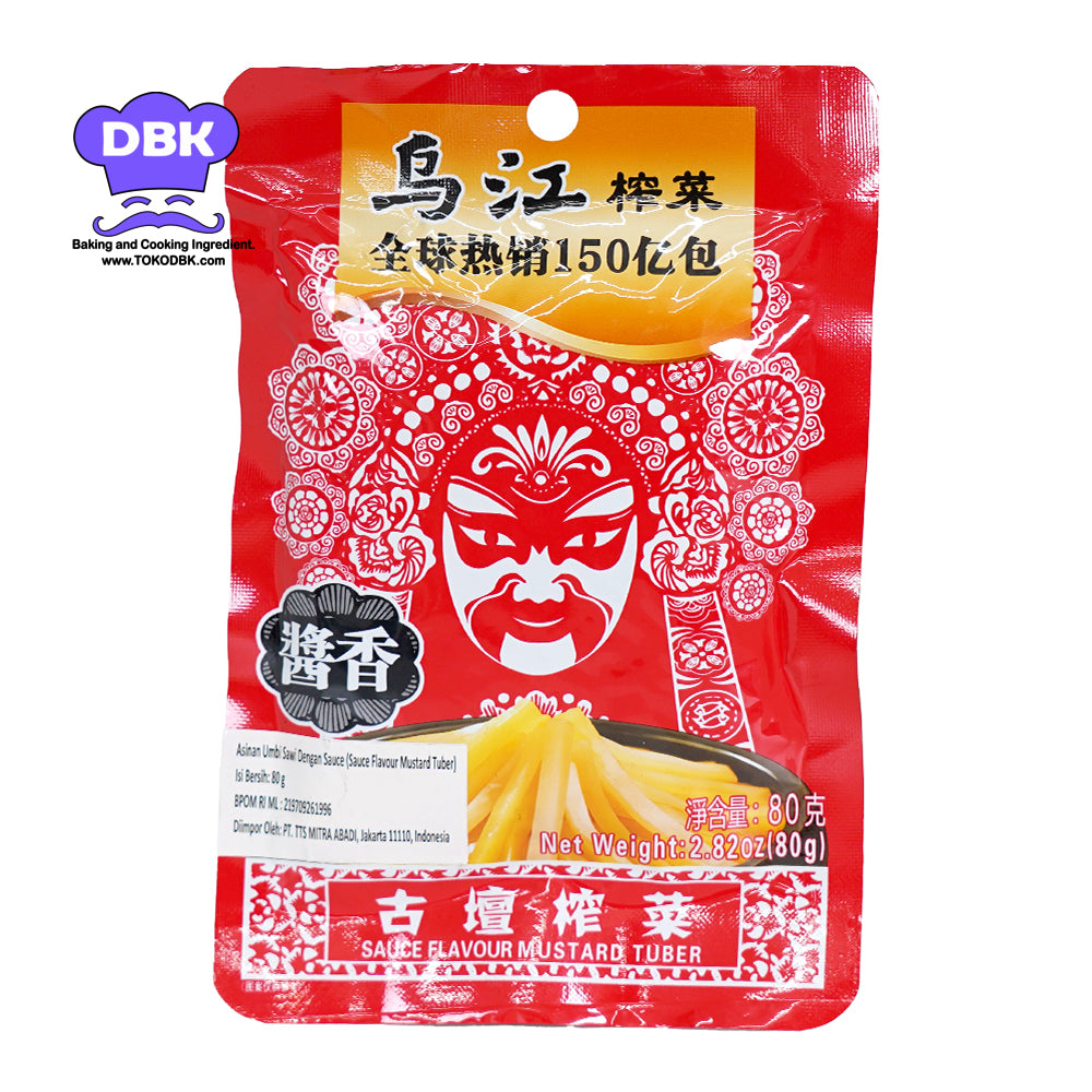 Wu Jiang Acar Sayur Asin Mustard WuJiang Iris 80gr umbi sawi zha cai