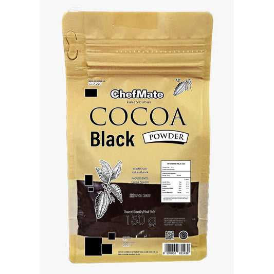 CHEFMATE COCOA POWDER BLACK 150 GR coklat negro bubuk