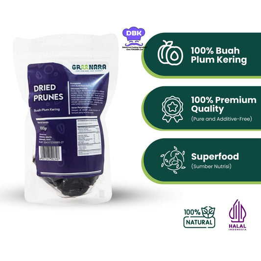 Greenara Plum Kering 100gr Dried Prune