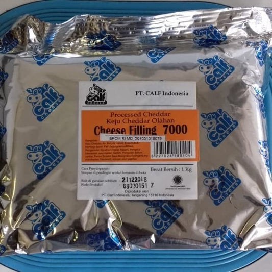 CALF Cheese filling 7000 (asin) 1kg filling keju savory
