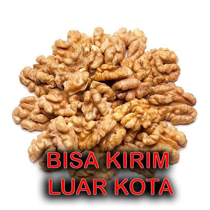 Kacang Walnut 250gr raw TERMURAH bukan kenari lokal kacang otak