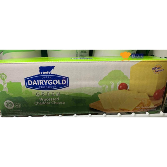 Keju Cheddar Dairygold Green 1,9kg cheese dairy gold hijau