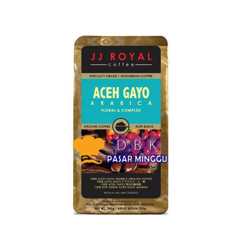 KOPI JJ Royal Aceh Gayo 100% pure kopi bubuk arabica ground bag low acid