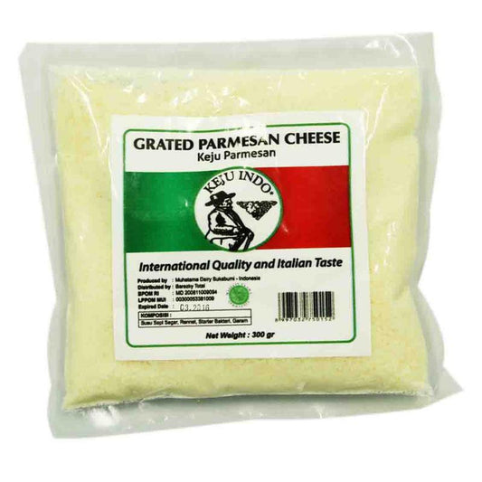 parmesan bubuk 300gr indo cheese grated cheese