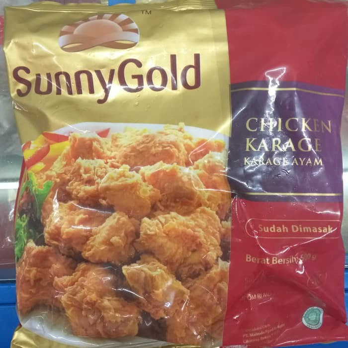 SUNNYGOLD CHICKEN KARAGE 500GR ayam karaage SUNNY GOLD 500gr