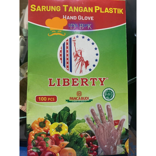 Sarung Tangan Plastik 100pcs hand glove embos