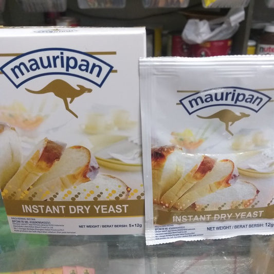 MAURIPAN import sachet 12gr ragi instant dry yeast vacuum