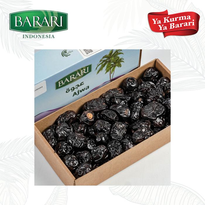 BARARI Ajwa Kurma Arab 500gr Premium Dates High Quality Tekstur Lembut