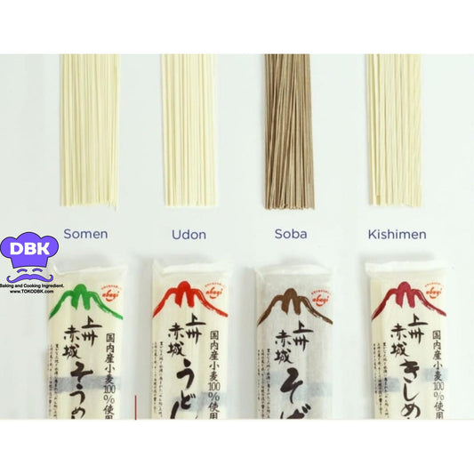 Joshu Akagi Soba Somen Udon Kishimen 270 gr Mi Kering japan mie tradisional jepang