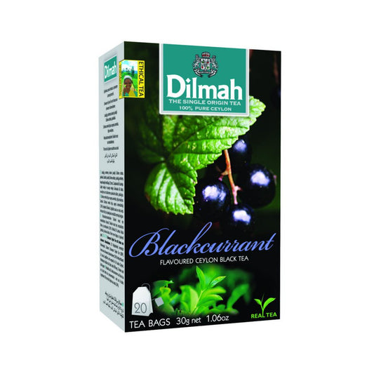 Dilmah blackcurrant anggur 20p flavoured black tea teh premium