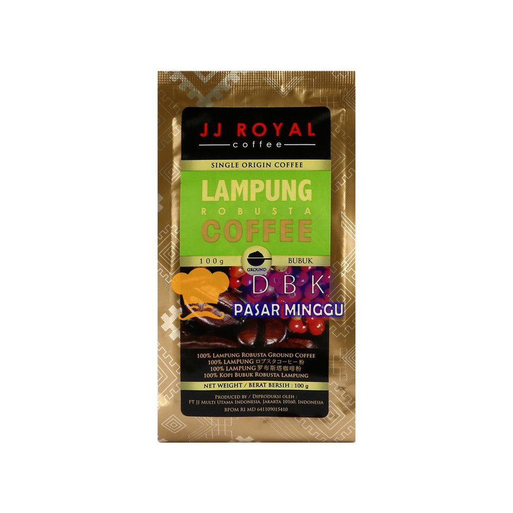 KOPI JJ Royal Lampung 100% pure kopi bubuk robusta lampung ground bag