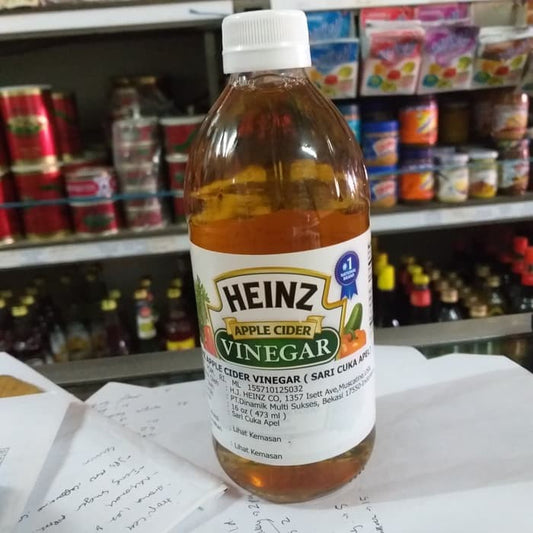 heinz apple vinegar / cuka apel 473ml