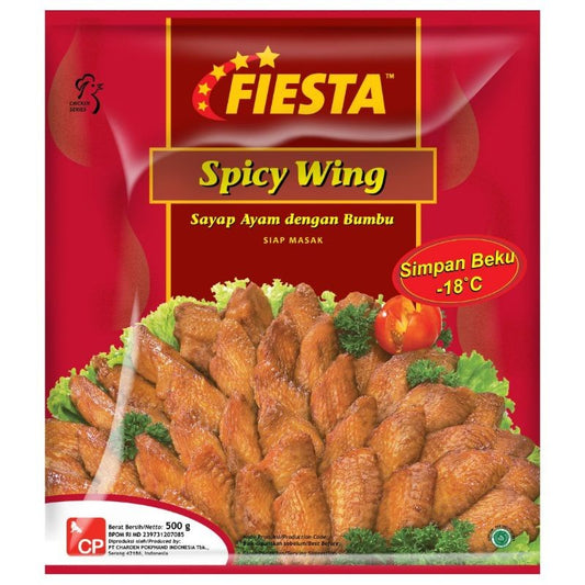 Fiesta Chicken Spicy Wing 500gr | Sayap Ayam Pedas Fiesta 500gr