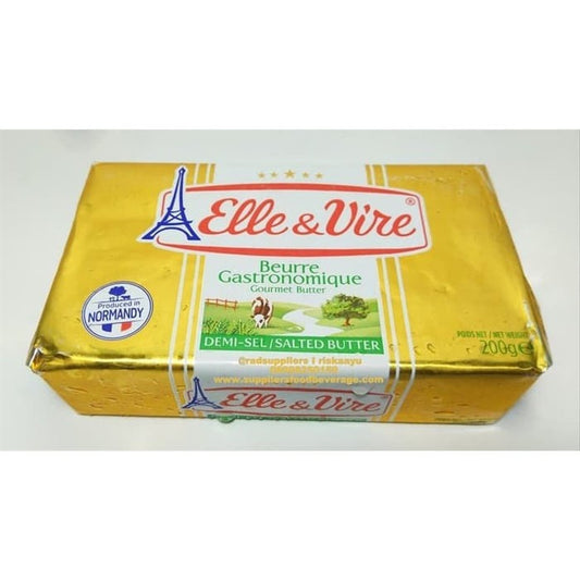 Butter Salted Premium| Mentega Asin | Elle & Vire 200gr elle vire