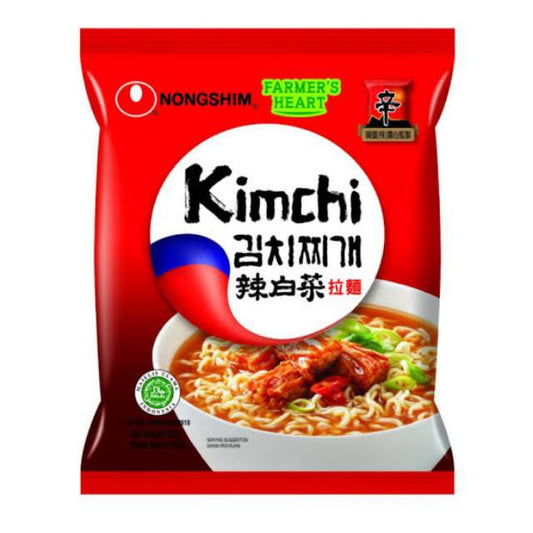Nongshim Kimchi Ramyun 120gr halal korea noodle mie instant
