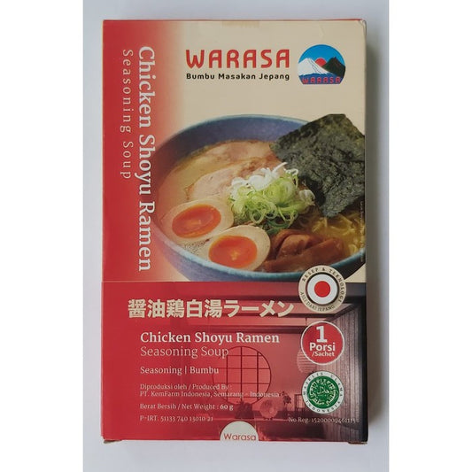 Warasa Chicken Shoyu Ramen 50 Gr no msg bumbu masak