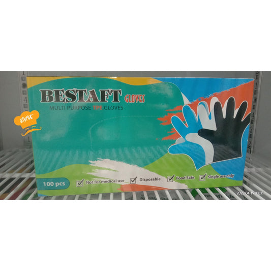 Sarung Tangan TPE Hand Glove 100pcs emboss