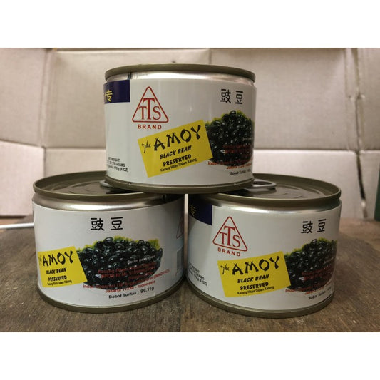 Amoy tausi kacang hitam kaleng tochi douchi 182gr black beans