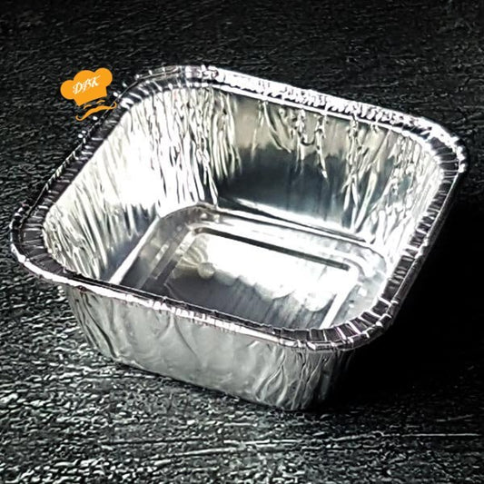 ALUMINIUM TRAY OX-100 - WADAH FOIL CUP / tutup Mika Schutel DBK