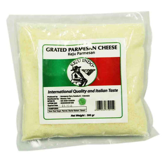 parmesan bubuk 300gr indo cheese grated cheese