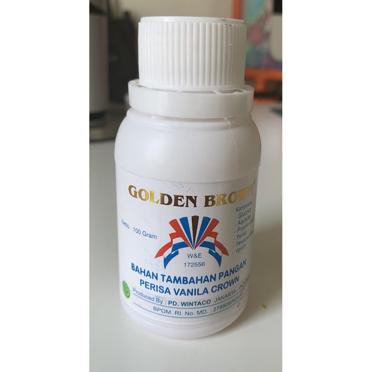 golden brown vanila CROWN 100g pasta vanilla vanili
