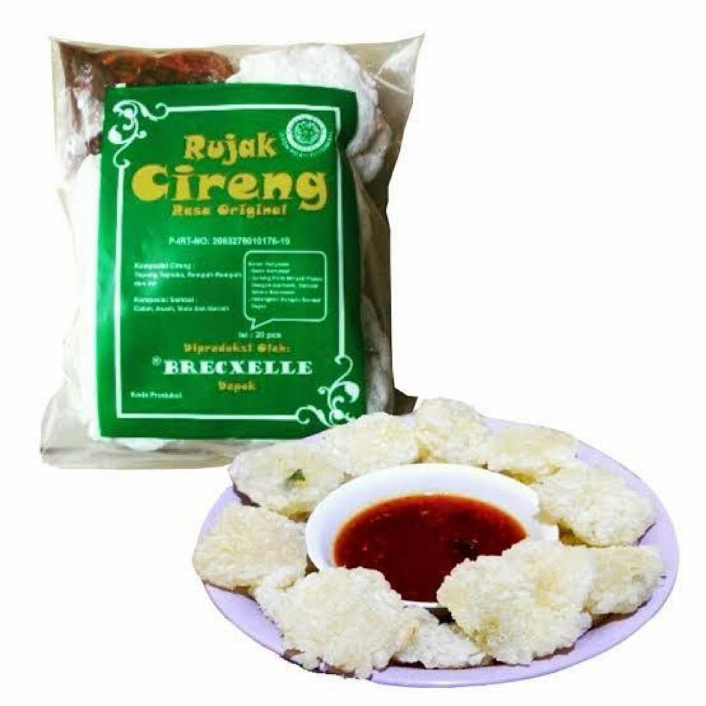 Rujak Cireng Brecxelle Brekele Original Isi 20 Pcs (ada bumbu rujak)