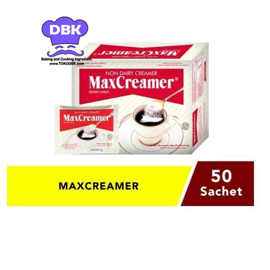 Max Creamer Sachet 50 scht MaxCreamer non diary krimer nabati kopi creamy instant