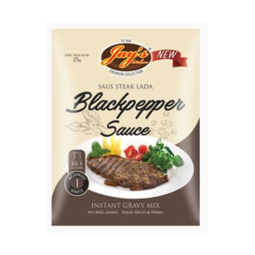 Jays Black Pepper Sauce Saus Steak Lada hitam 25 gr grill master