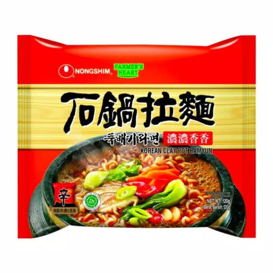 Nongshim - Claypot Ramyun Korean Noodle mie korea instant