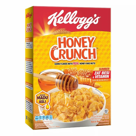 kellogg honey corn flake crunch 220gr sereal kellog kelloggs