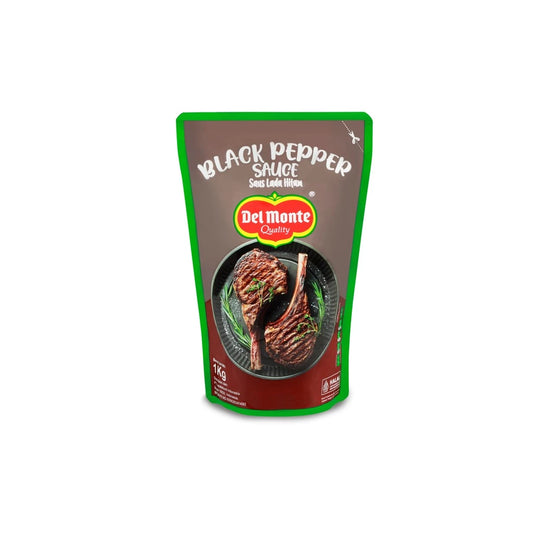 delmonte black pepper sauce 1kg saus lada hitam blackpepper