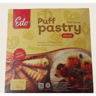 Edo puff pastry sheet 750gr | pastry zuppa sup