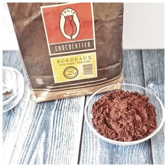 tulip bordeaux / coklat bubuk per 100gr