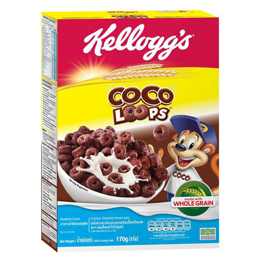 kellogg coco loops 170g sereal coklat kelog kelloggs