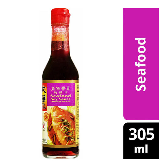 TAI HUA SEAFOOD SOY SAUCE 305 ML - SAUS KECAP TIM IKAN HALAL IMPORT