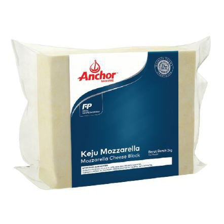 ANCHOR MOZARELLA 2kg Keju moza sangat melar