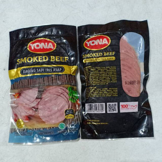 Yona smoke beef special 250gr | Daging Sapi Asap Yona 250g