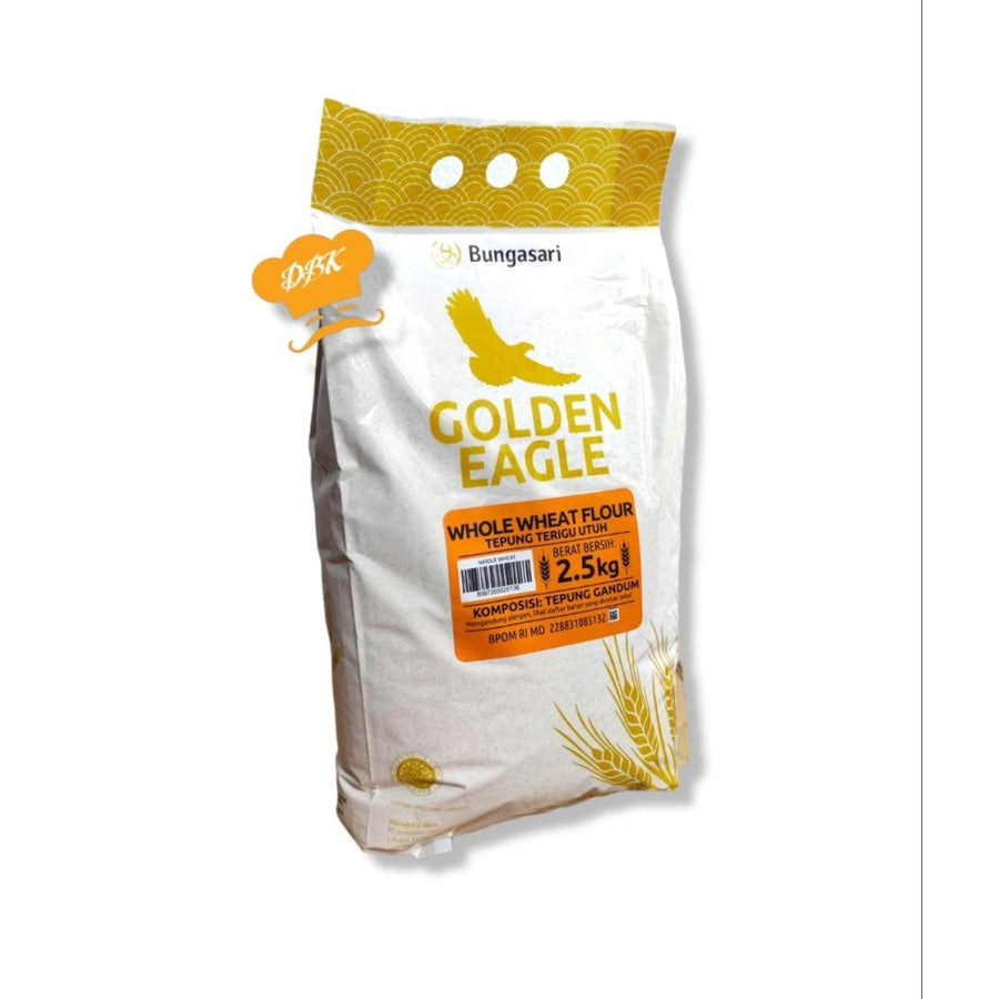 Tepung Terigu GOLDEN EAGLE WHOLE WHEAT 2,5kg Bungasari gandum