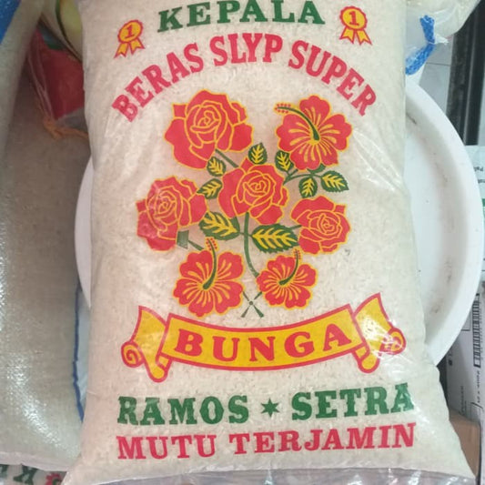 beras cap kembang 5kg jaminan pulen