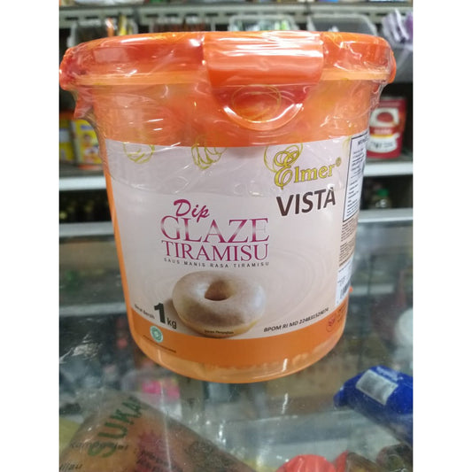 ELMER GLAZE TIRAMISU 1kg packing pabrik murah dip glaze