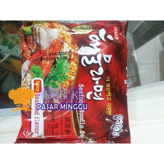 PALDO SPICY SEAFOOD NOODLE Mie Kuah Pedas Korea HALAL
